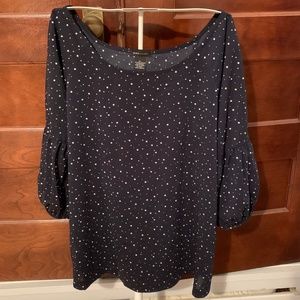 Bcbgmaxazria 3/4 balloon sleeve tunic. Worn‎ once